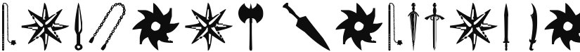 Ancient Weapons font download