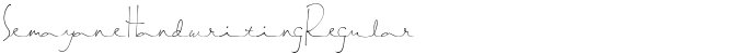 SemayaneHandwriting Regular