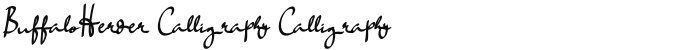 BuffaloHerder Calligraphy Calligraphy