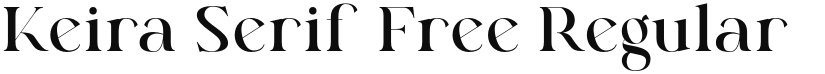 Keira Serif Free font download