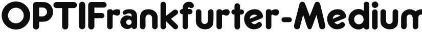 OPTIFrankfurter-Medium font download
