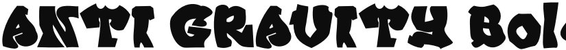 ANTI GRAVITY font download