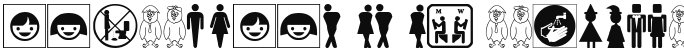 restroom signs tfb Regular