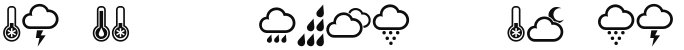 Weather Symbols Regular