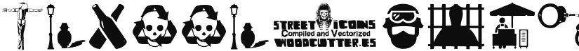 Street Icons font download