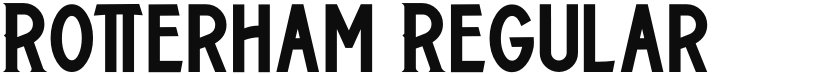 Rotterham font download