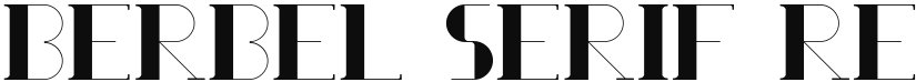 Berbel Serif font download