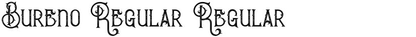 Bureno font download