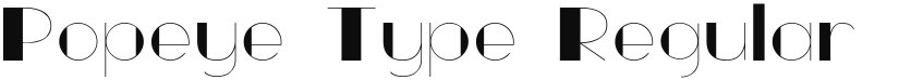 Popeye Type font download