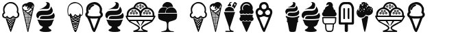 Ice Cream Icons Regular