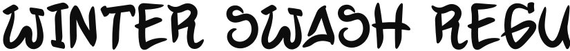 Winter Swash font download