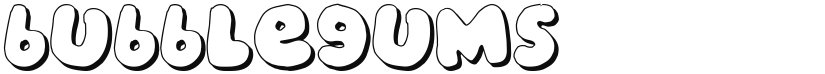 Bubblegums font download