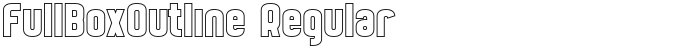 FullBoxOutline Regular