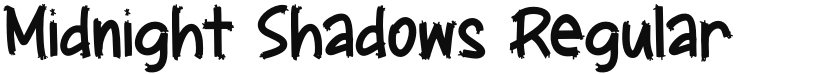 Midnight Shadows font download