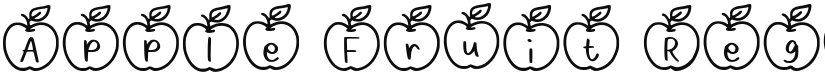 Apple Fruit font download