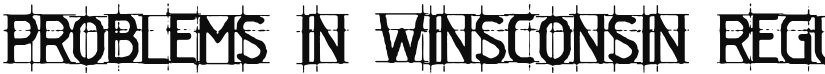 Problems in Winsconsin font download