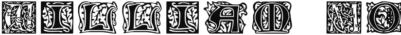 William Morris Initials font download