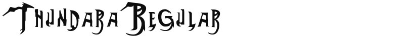 Thundara font download