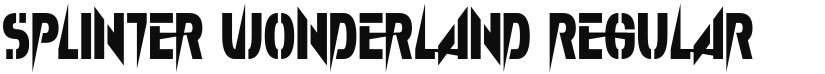 Splinter Wonderland font download