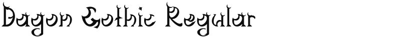 Dagon Gothic font download