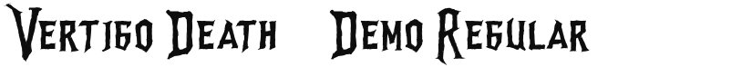 Vertigo Death - Demo font download