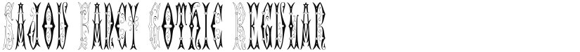 Sajou Fancy Gothic font download