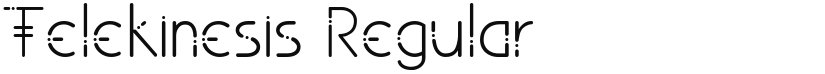 Telekinesis font download