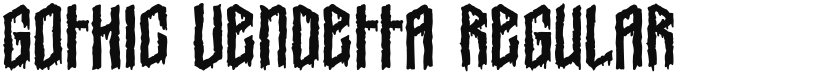 Gothic Vendetta font download