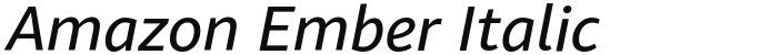 Amazon Ember Italic