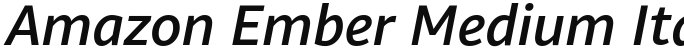 Amazon Ember Medium Italic