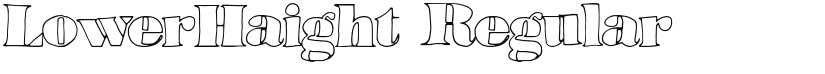 LowerHaight font download