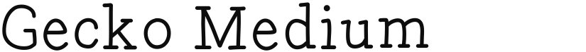 Gecko font download