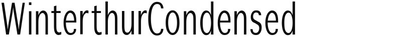 Winterthur Condensed font download