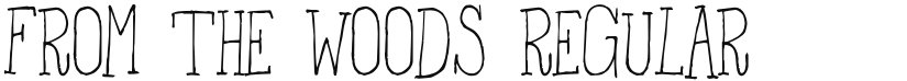 From the Woods font download