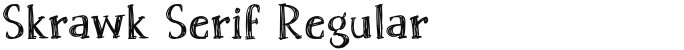 Skrawk Serif Regular