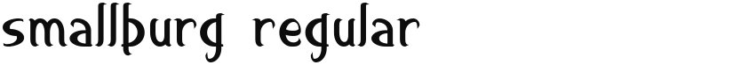 smallburg font download