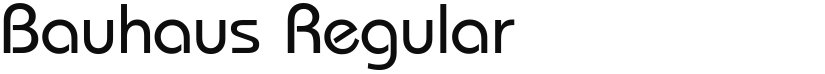 Bauhaus font download