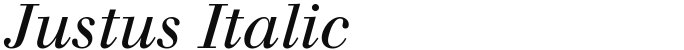 Justus Italic