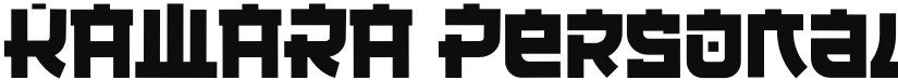 KAWARA font download