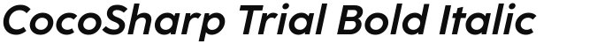 CocoSharp Trial Bold Italic