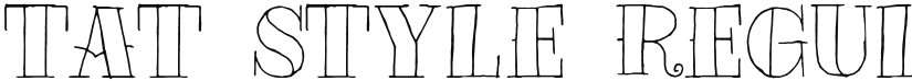 Tat Style font download