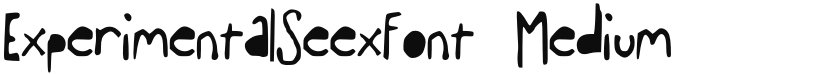 ExperimentalSeexFont font download