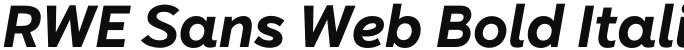 RWE Sans Web Bold Italic