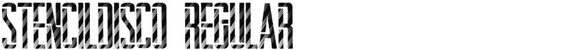 StencilDisco font download
