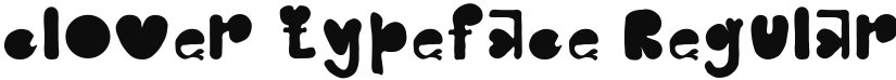 clover typeface font download