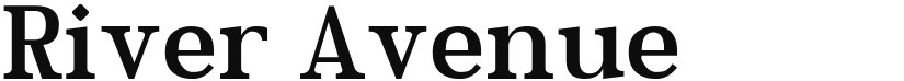 River Avenue font download