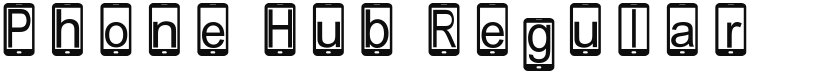 Phone Hub font download