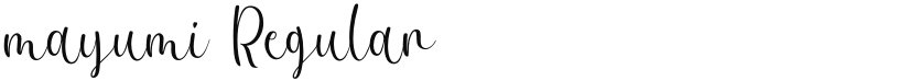 mayumi font download