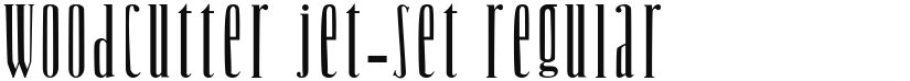 Woodcutter Jet-Set font download