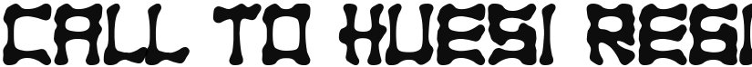 Call to Huesi font download